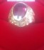 anello da uomo con rubino