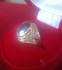 anello da uomo con rubino